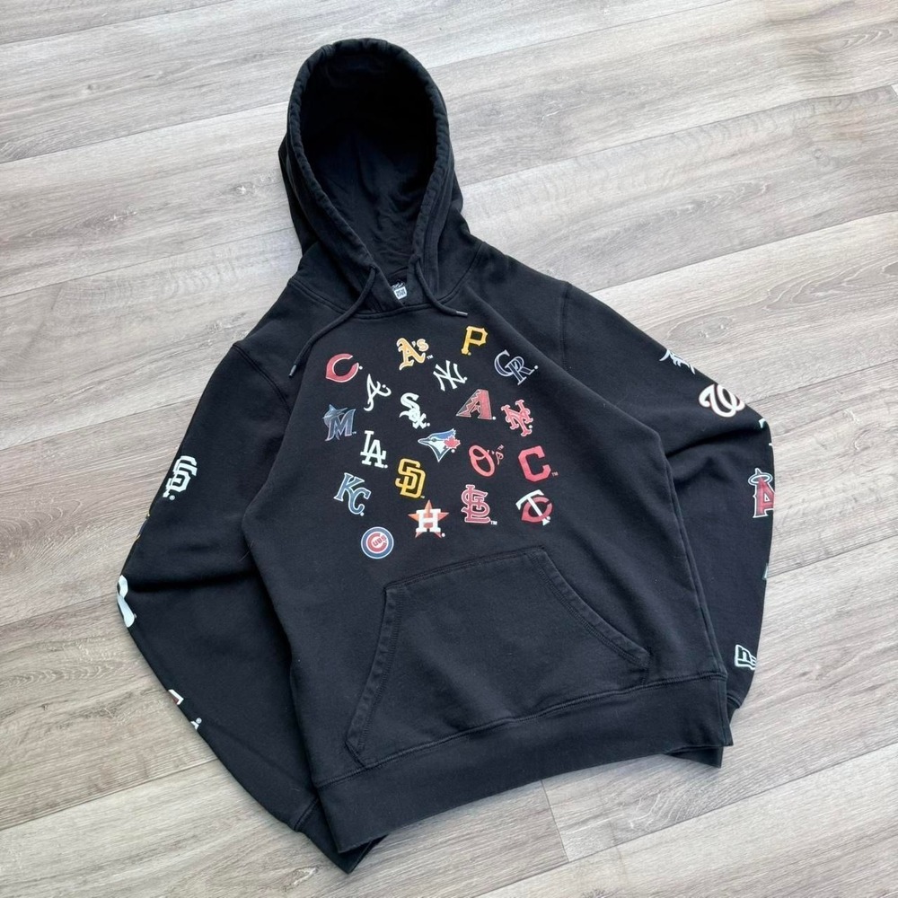 black MLB hoodie